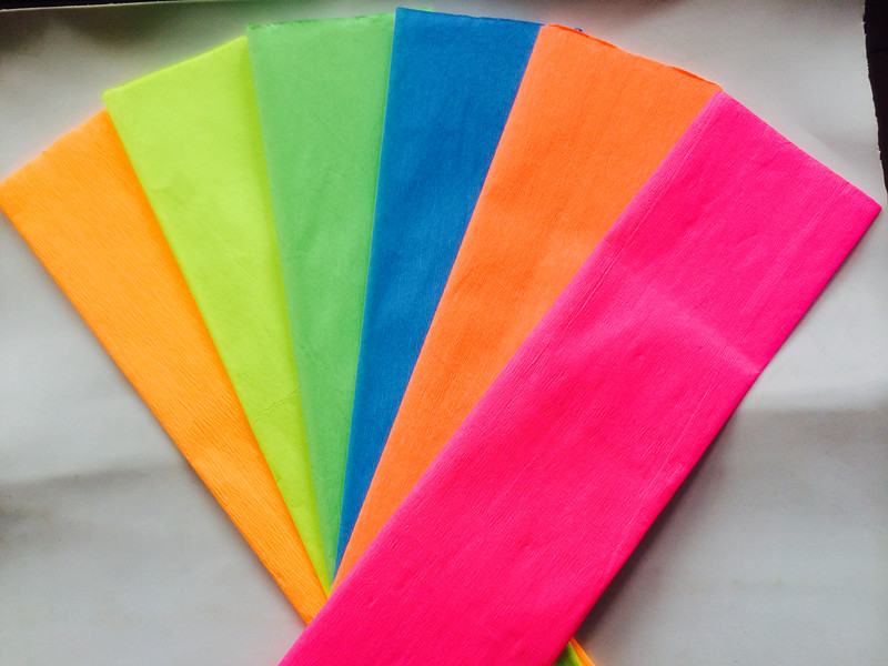 Flourescent Crepe Paper